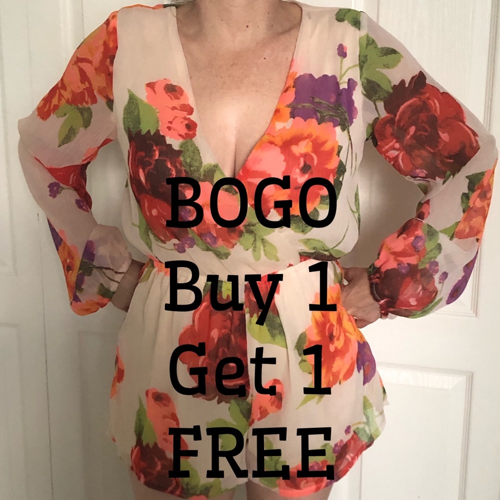 Floral Spring Romper